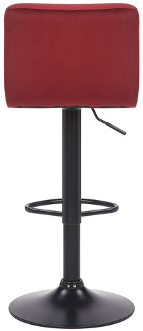 TPFLiving bar stool Fani frame black velvet