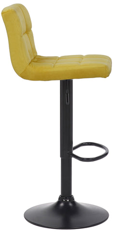 TPFLiving bar stool Fani frame black velvet