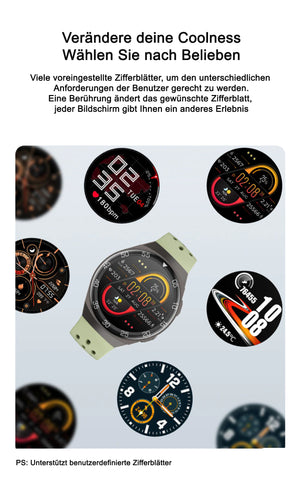 TPFNet Smart Watch / Fitness Tracker IP68 - Silikon Armband - Android & IOS - verschiedene Farben