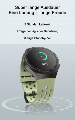 TPFNet Smart Watch / Fitness Tracker IP68 - Silikon Armband - Android & IOS - verschiedene Farben