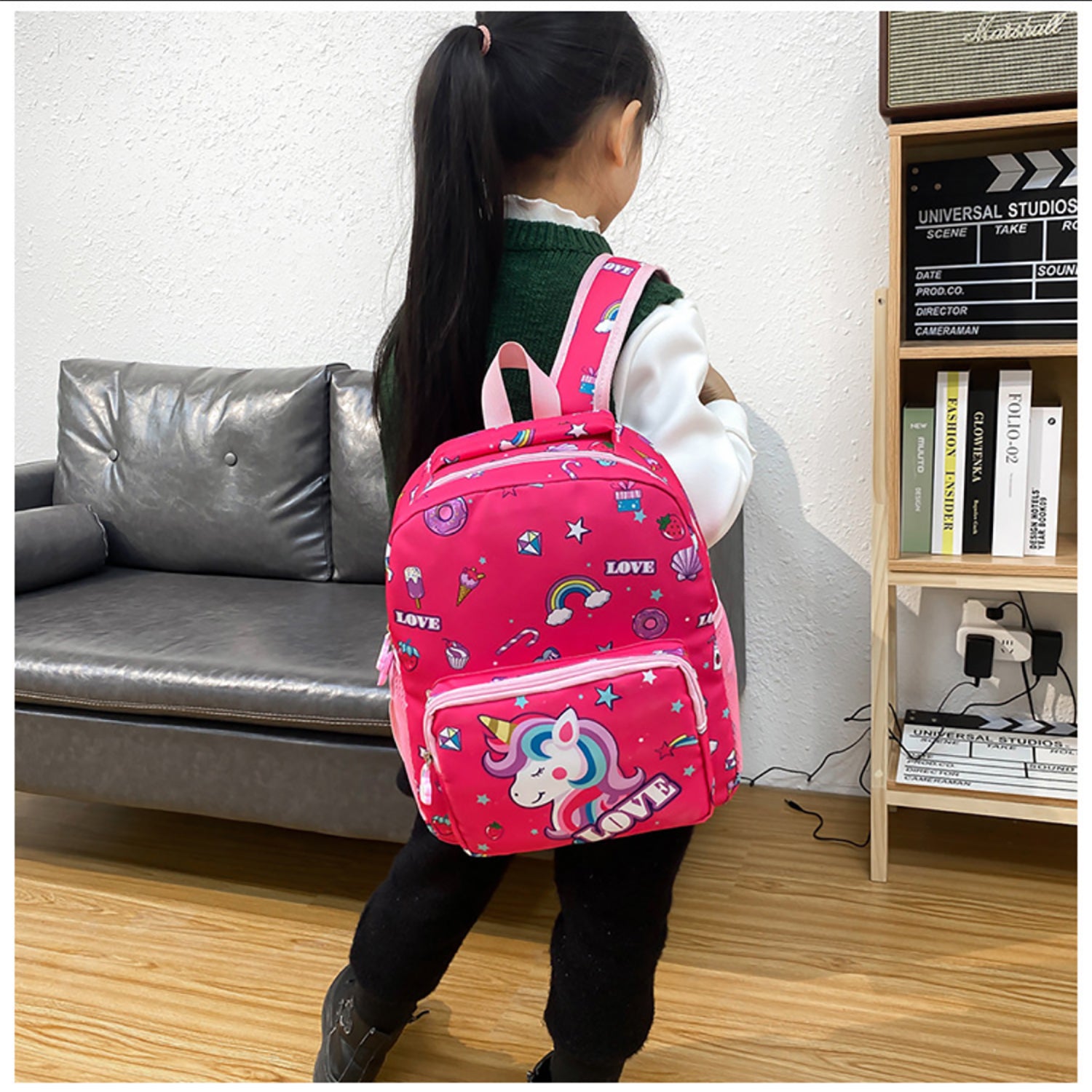 TPFLiving kindergarten bag / backpack unicorn 3-6 years M02