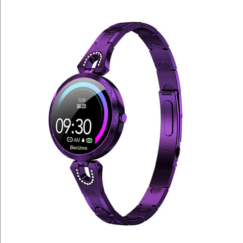 TPFNet Damen Smart Watch / Fitness Tracker IP67 - Edelstahl Armband - Android & IOS - verschiedene Farben