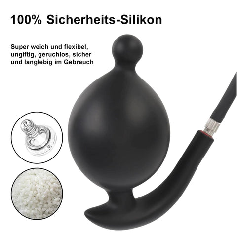 TPFSecret Analballon mit Pumpe - Schwarz