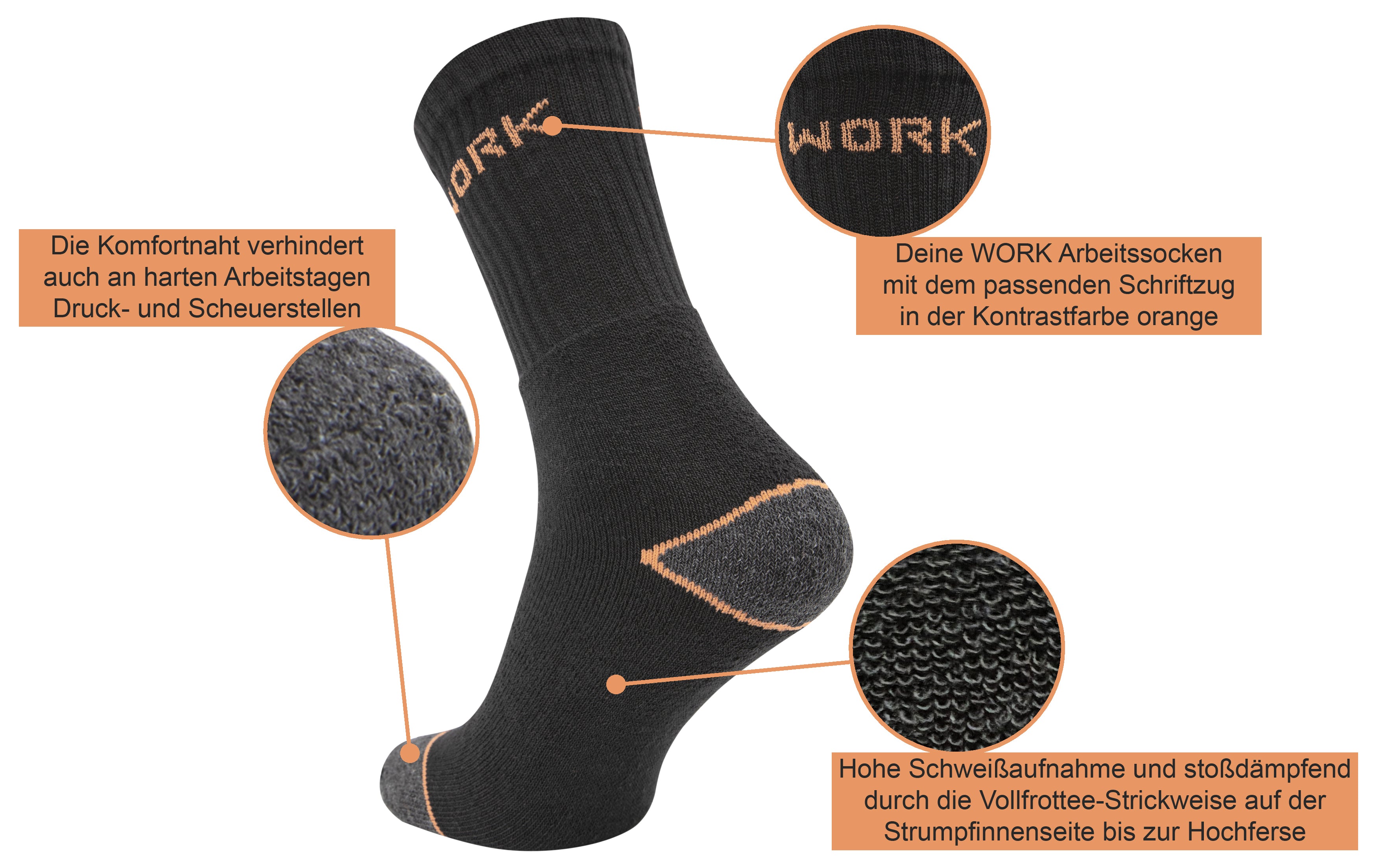 - Renzo® 36 and 39/42 sizes Paolo 43/46 or pairs 3/6/12/18 – work Traumpreisfabrik socks