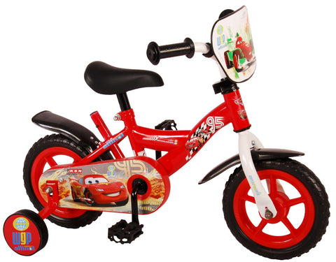 TPFSports Disney Cars Kinderfahrrad - Jungen - 10 Zoll - Fester Gang - Rot