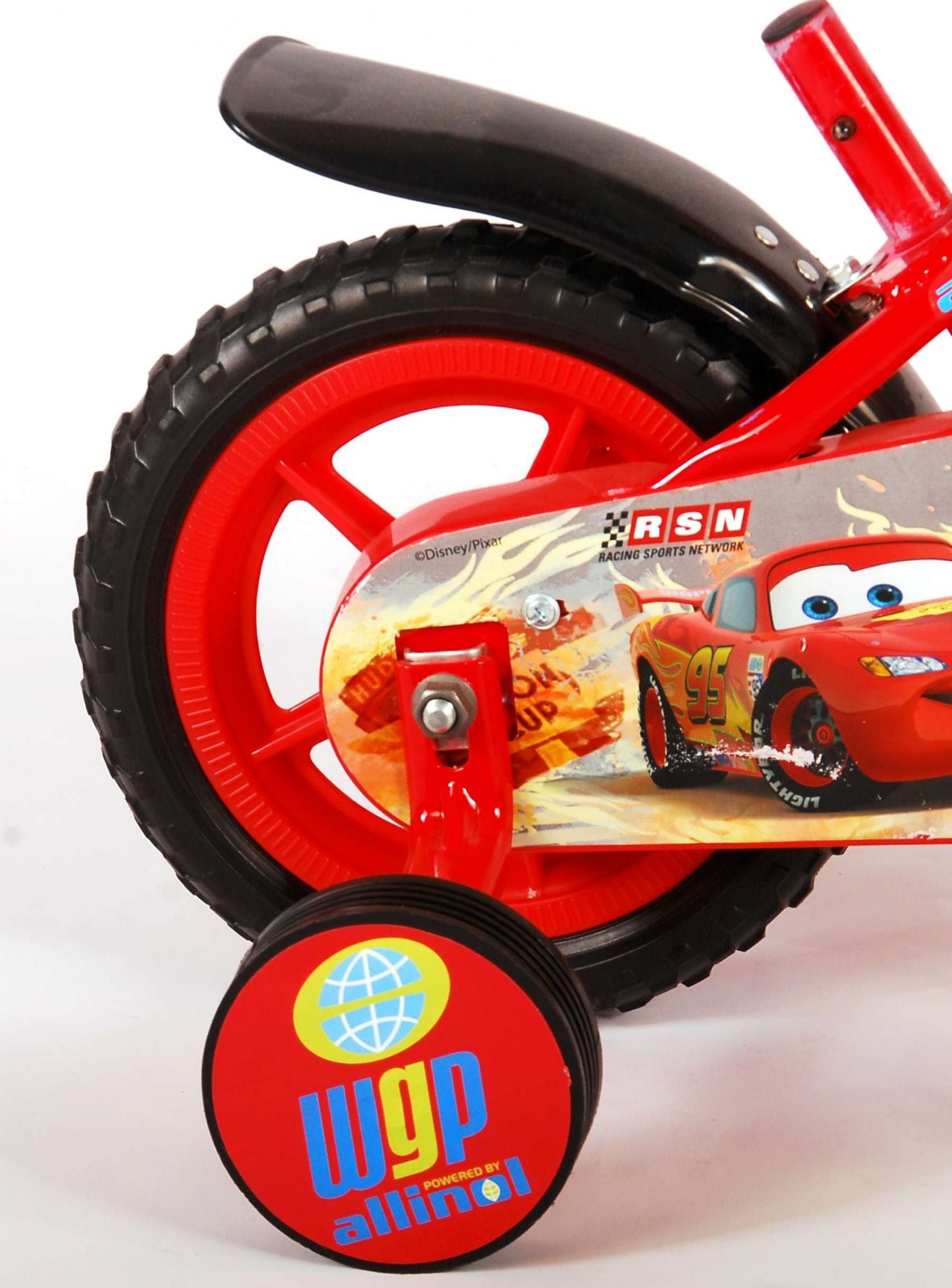 TPFSports Disney Cars Kinderfahrrad - Jungen - 10 Zoll - Fester Gang - Rot