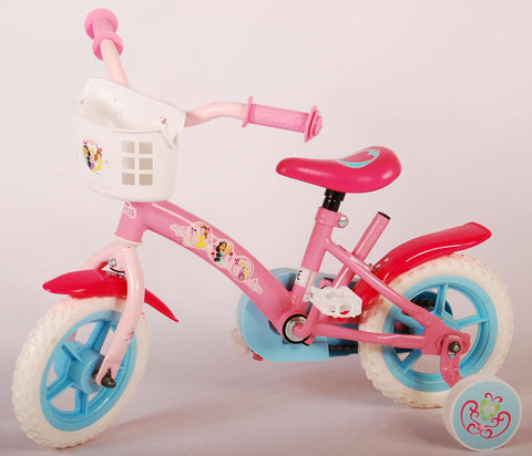 TPFSports Disney Princess Kinderfahrrad - Mädchen - 10 Zoll - Fester Gang - Rosa