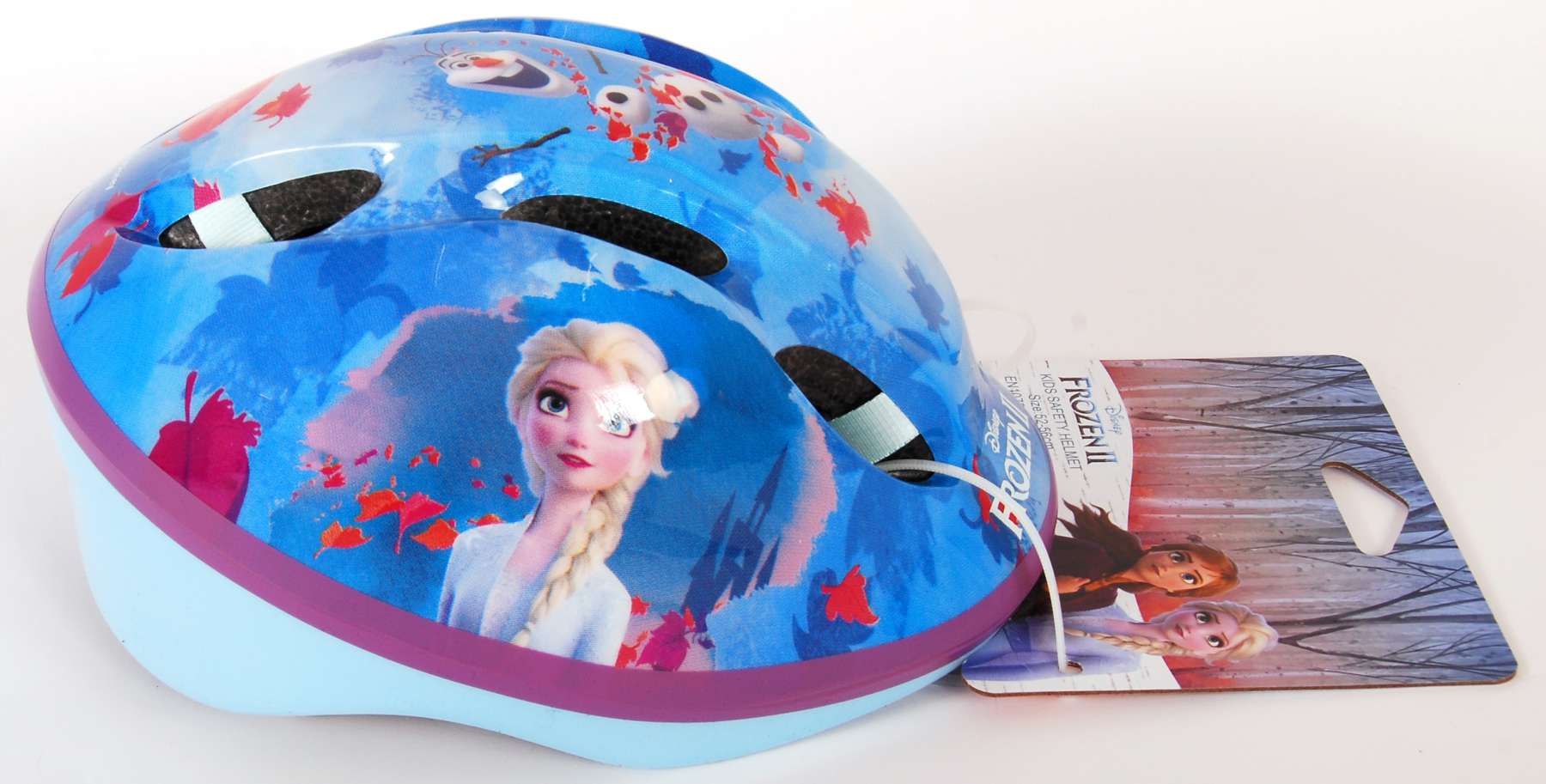 TPFSports Disney Frozen 2 Fahrradhelm - Mädchen - 52-56 cm Kopfumfang - Blau