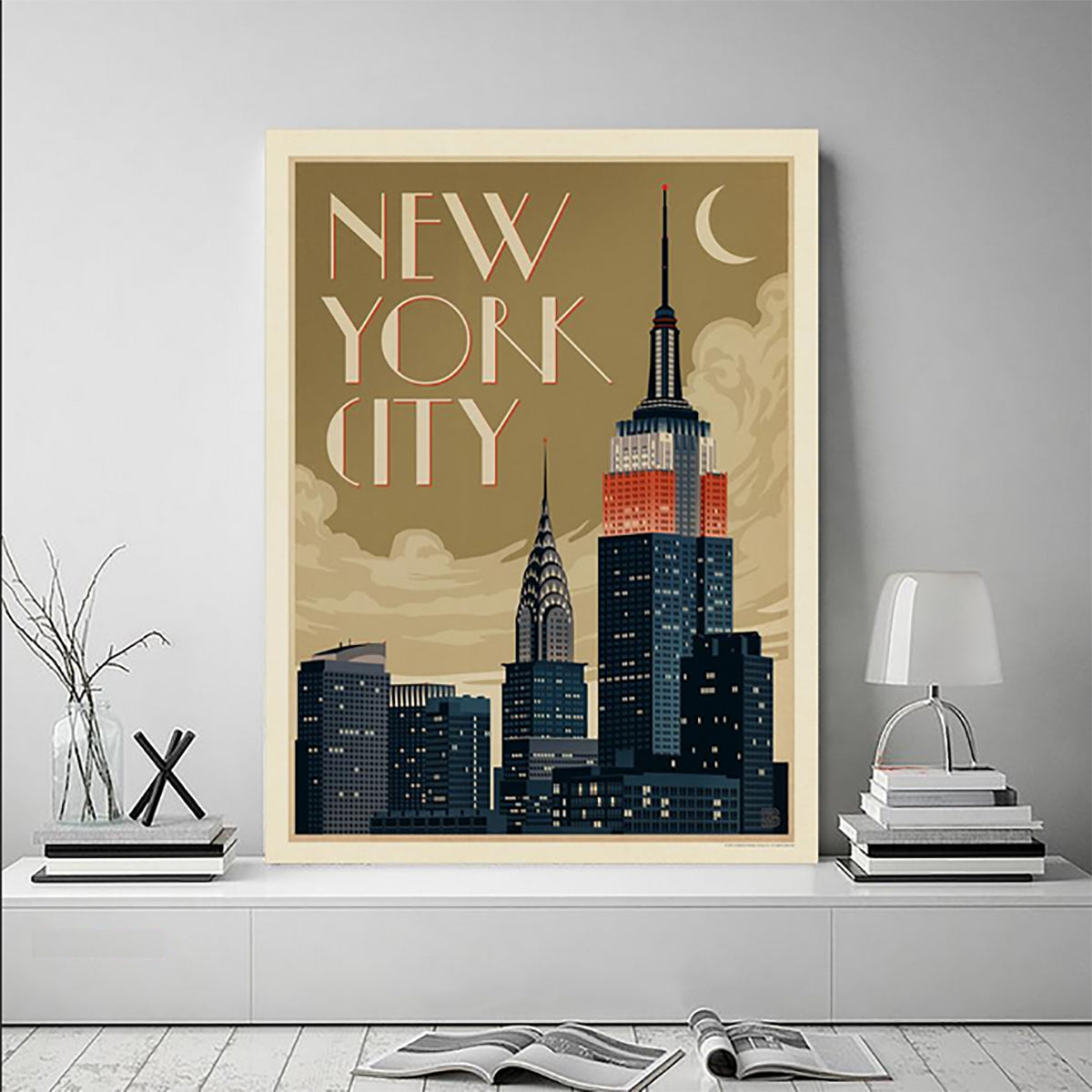 TPFLiving Poster Leinwand / Berühmte Städte - New York, Toronto, San Franzisko, London - / Verschiedene Größen - OHNE Rahmen - Modell 10