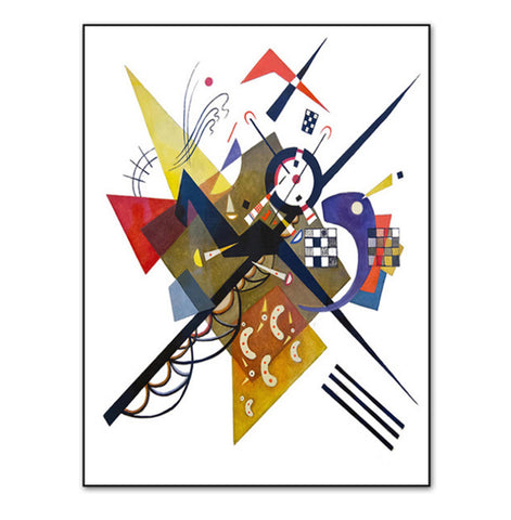 TPFLiving Poster Leinwand / Wassily Kandinsky - Berühmte Motive / mehrere Motive in verschiedenen Größen - OHNE Rahmen - Modell JB1017-A