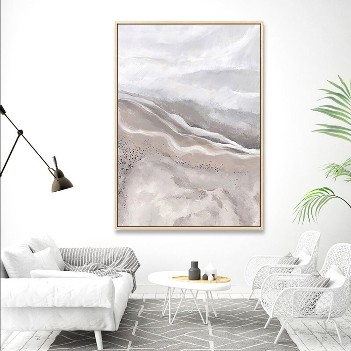 TPFLiving Canvas Picture Marble Abstract Nordic Traumpreisfabrik Print – Art - Struct Art