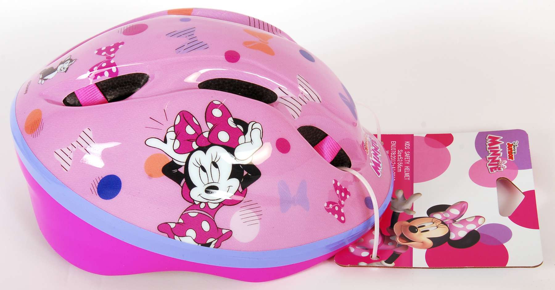 TPFSports Disney Minnie Fahrradhelm - 52-56cm Kopfumfang - Mädchen - Rosa