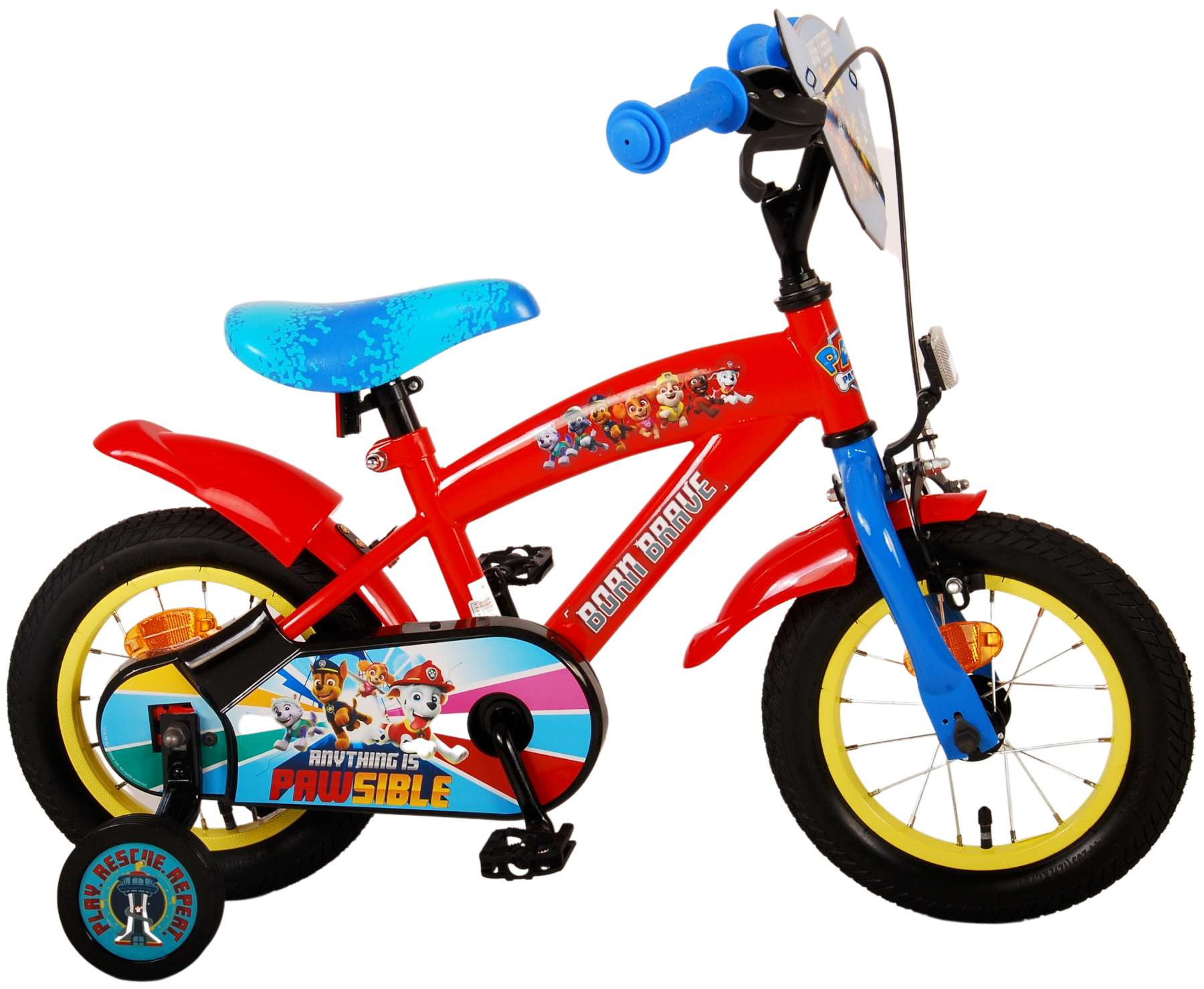 TPFSports Paw Patrol Kinderfahrrad - Jungen - 12 Zoll - Modell 5