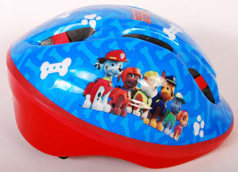 TPFSports Paw-Patrol Fahrradhelm - 51-55cm Kopfumfang - Jungen - Blau/Rot