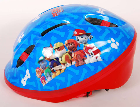 TPFSports Paw-Patrol Fahrradhelm - 51-55cm Kopfumfang - Jungen - Blau/Rot