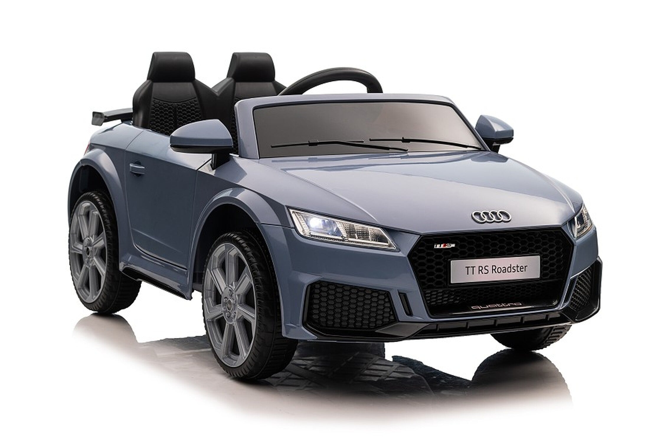 TPFLiving Elektro-Kinderauto Audi TT RS - Kinderauto - Elektroauto - Ledersitz und Sicherheitsgurt