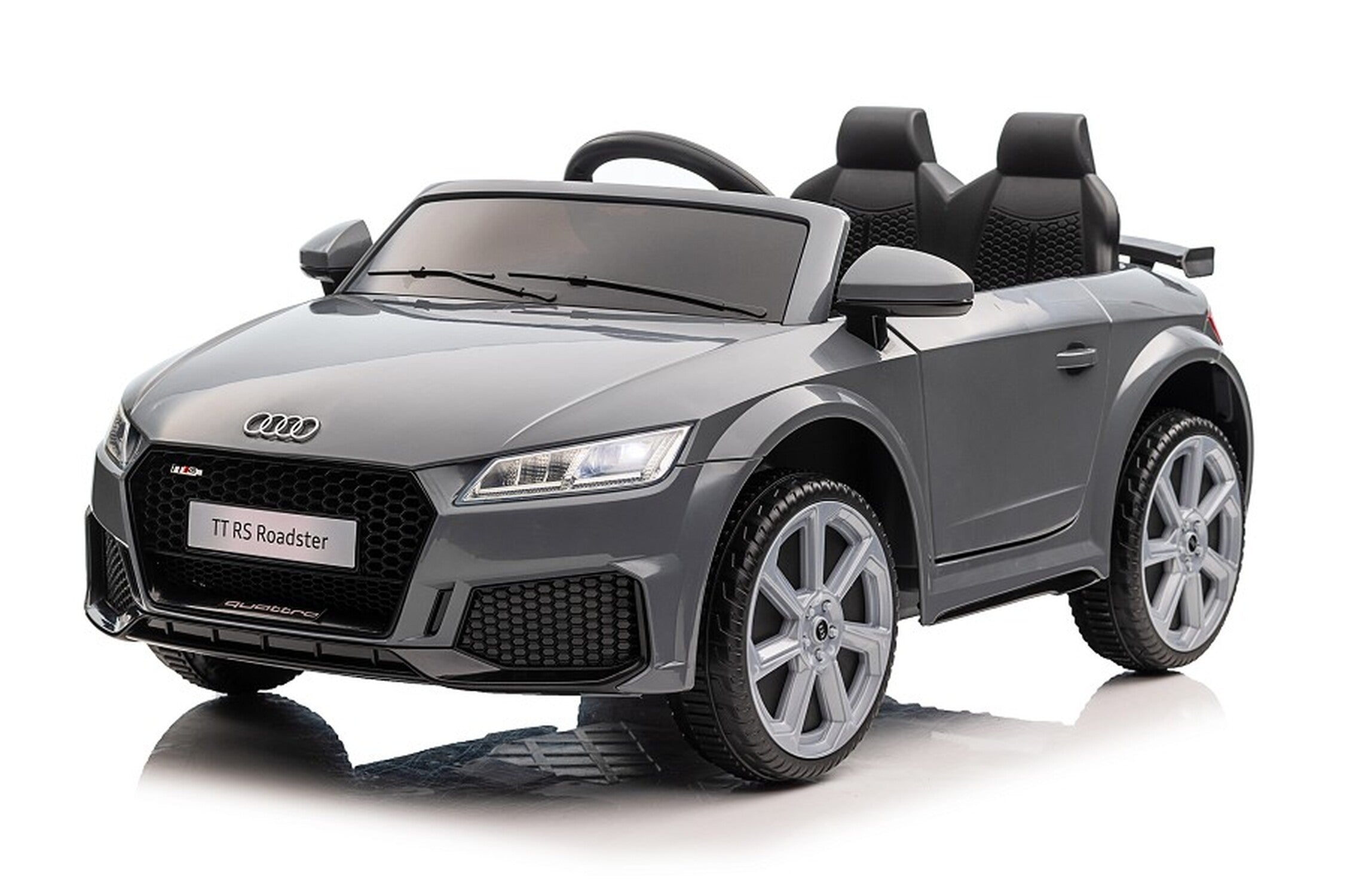 TPFLiving Elektro-Kinderauto Audi TT RS - Kinderauto - Elektroauto - Ledersitz und Sicherheitsgurt