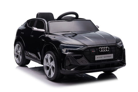 TPFLiving Elektro-Kinderauto Audi E-Tron - Kinderauto - Elektroauto - Ledersitz und Sicherheitsgurt