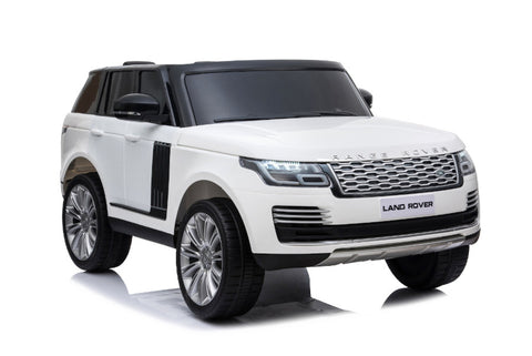 TPFLiving Elektro-Kinderauto Land Rover Range Rover Doppelsitzer - Kinderauto - Elektroauto - Ledersitz und Sicherheitsgurt