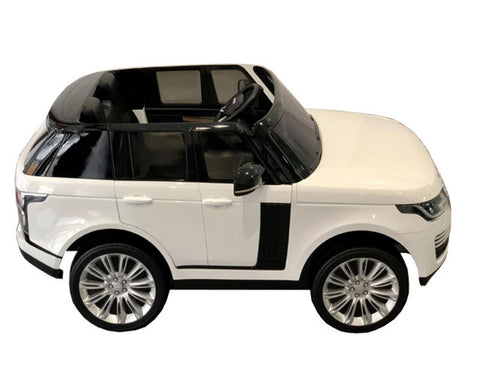 TPFLiving Elektro-Kinderauto Land Rover Range Rover Doppelsitzer - Kinderauto - Elektroauto - Ledersitz und Sicherheitsgurt