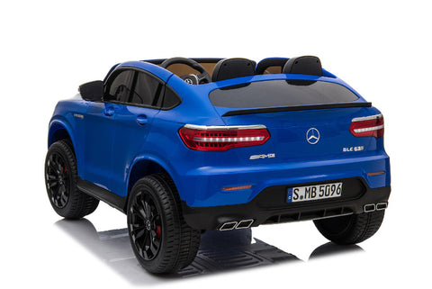 TPFLiving Elektro-Kinderauto Mercedes GLC 63S Doppelsitzer - Kinderauto - Elektroauto - Ledersitz und Sicherheitsgurt