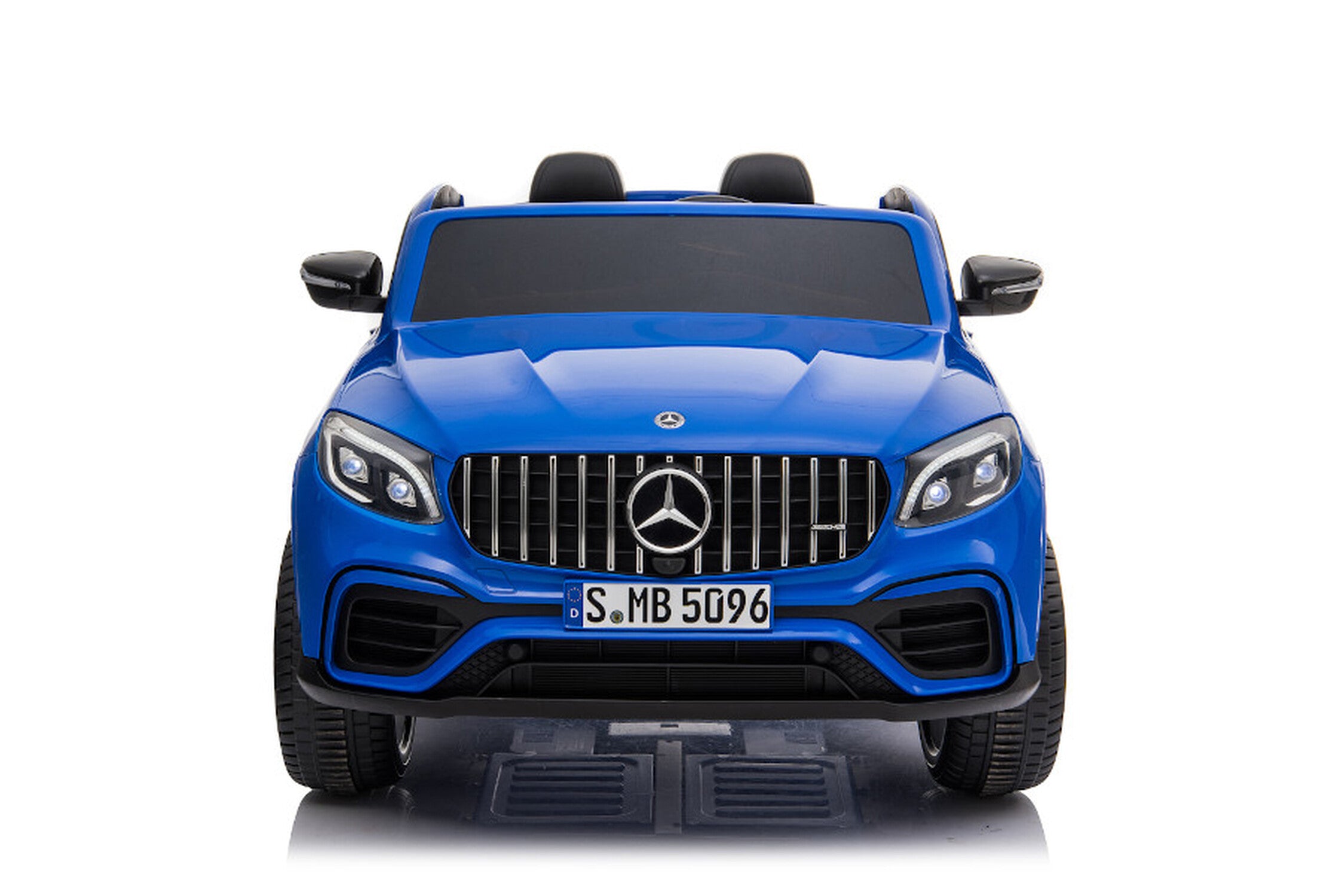 TPFLiving Elektro-Kinderauto Mercedes GLC 63S Doppelsitzer - Kinderauto - Elektroauto - Ledersitz und Sicherheitsgurt