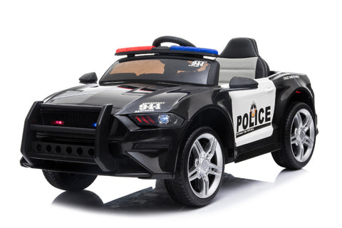 TPFLiving Elektro-Kinderauto US-Polizei Auto Design -07 - Kinderauto - Elektroauto - Sicherheitsgurt