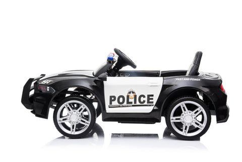 TPFLiving Elektro-Kinderauto US-Polizei Auto Design -07 - Kinderauto - Elektroauto - Sicherheitsgurt