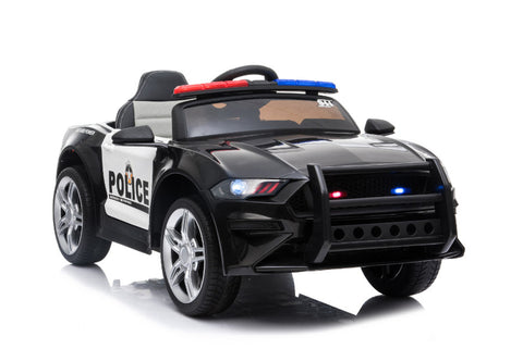 TPFLiving Elektro-Kinderauto US-Polizei Auto Design -07 - Kinderauto - Elektroauto - Sicherheitsgurt