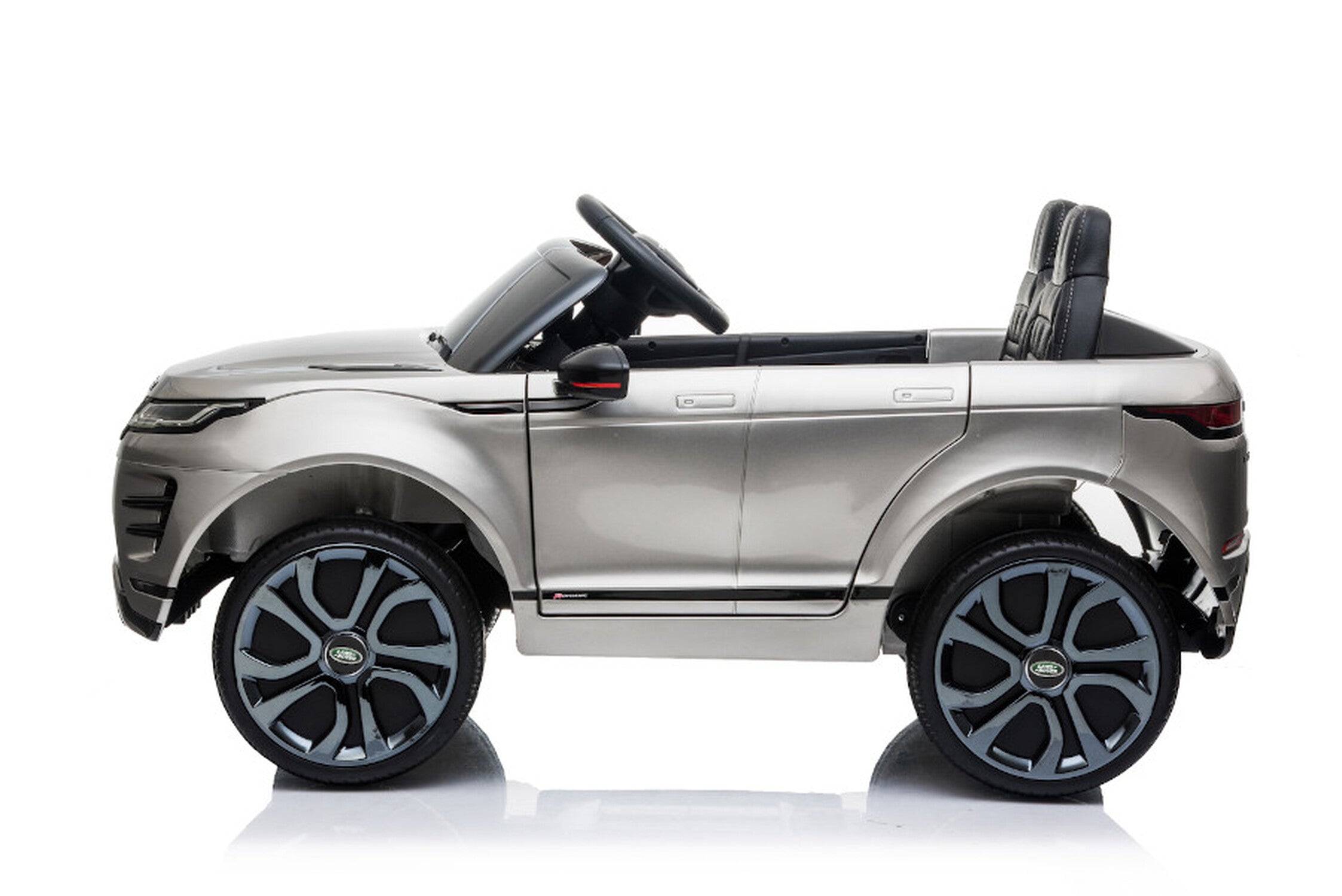 TPFLiving Elektro-Kinderauto Land Rover Discovery - Kinderauto - Elektroauto - Ledersitz und Sicherheitsgurt