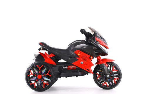 TPFLiving Elektro-Kindermotorrad Dreirad 5118 rot lackiert - Kindermotorrad - Elektromotorrad -