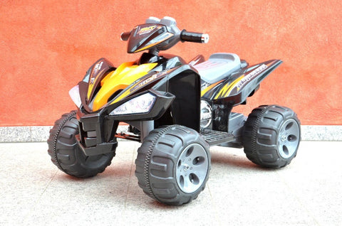 TPFLiving Elektro-Kinderquad Quad Motocross orange - Kinderauto - Elektroquad - Kinder-Quad - Sitz