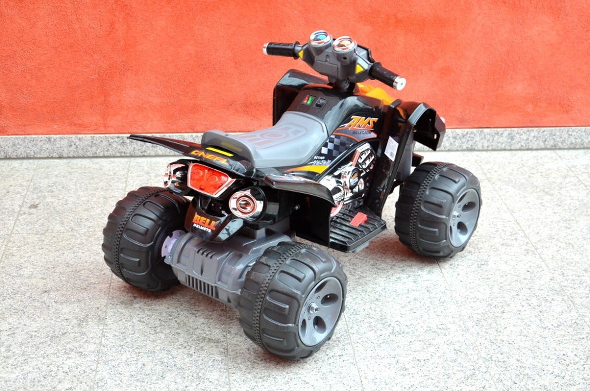 TPFLiving Elektro-Kinderquad Quad Motocross orange - Kinderauto - Elektroquad - Kinder-Quad - Sitz