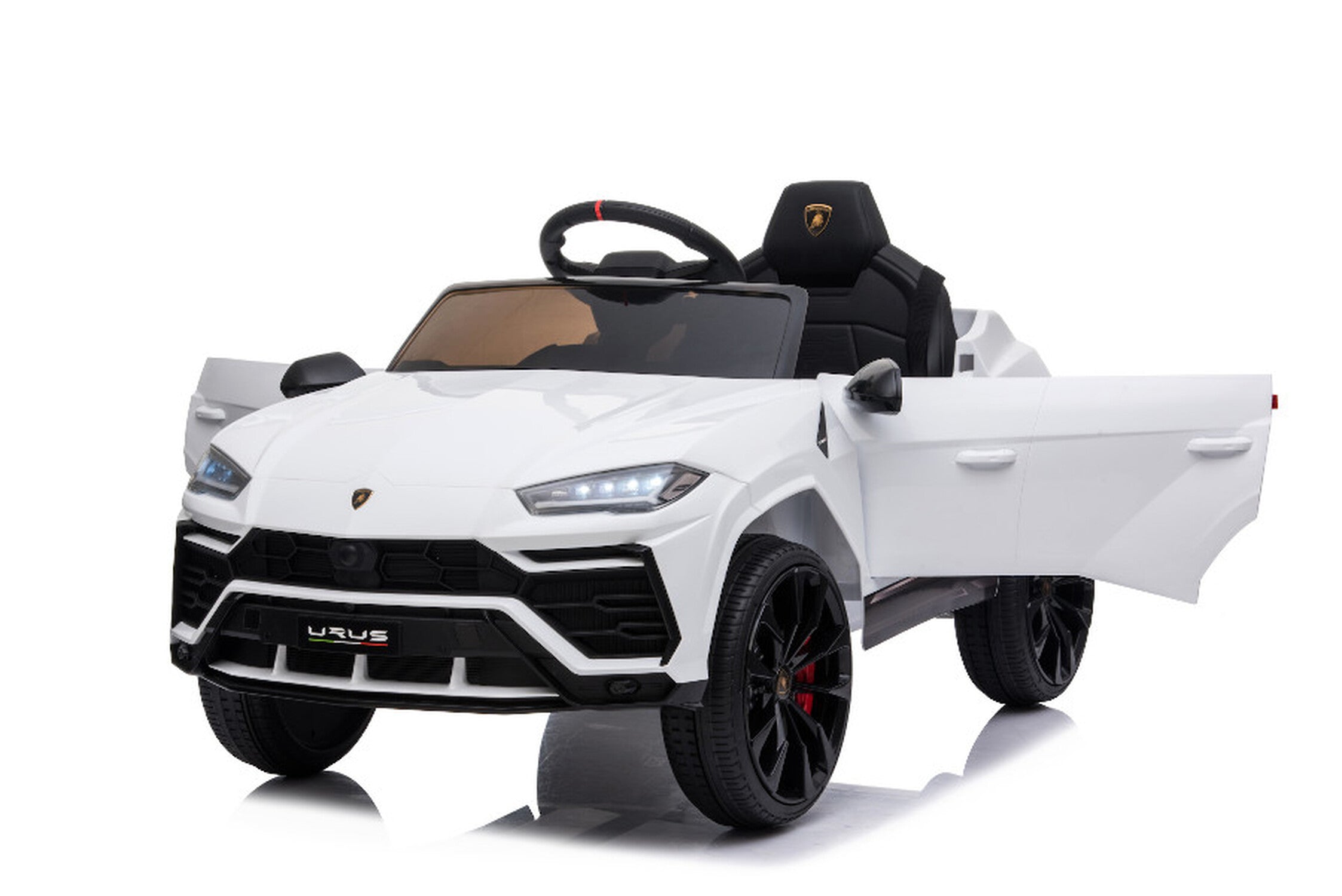 TPFLiving Elektro-Kinderauto Lamborghini Urus - Kinderauto - Elektroauto - Ledersitz und Sicherheitsgurt