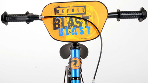 TPFSports NERF Kinderfahrrad - Jungen - 16 Zoll - Rücktritt + Handbremse - Satinblau