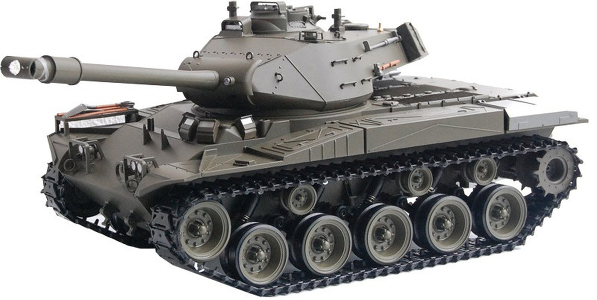 TPFLiving RC-Panzer M41 A3 Walker Bulldog V6.0 mit Schussfunktion - Sound und Rauch - Maßstab: 1:16