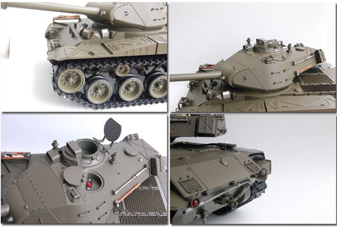 TPFLiving RC-Panzer M41 A3 Walker Bulldog V6.0 mit Schussfunktion - Sound und Rauch - Maßstab: 1:16